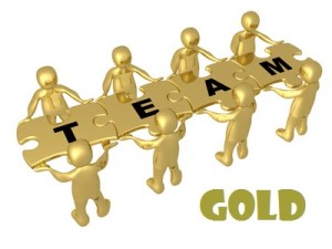 Computer generated image with clipping path - Team.